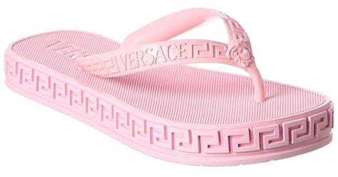 hot pink versace flip flops|Versace flip flops women's.